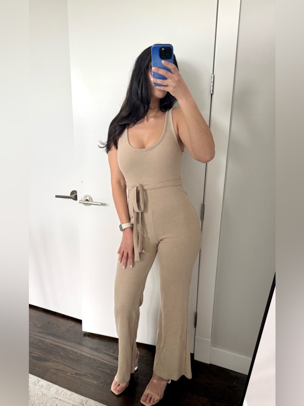 Beige/Tan Jumpsuit (new w/o tag)